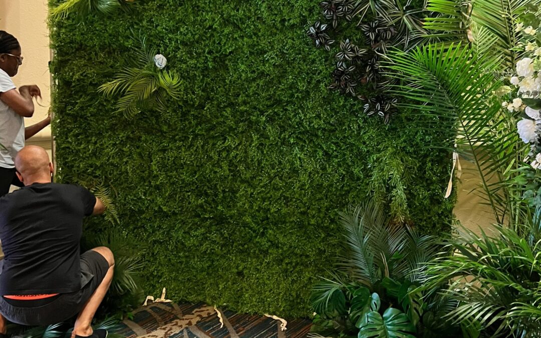 Grass Wall 3D Floral Wall