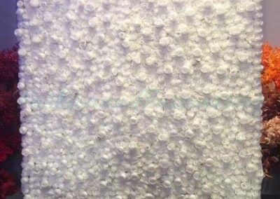 Lilly White 3D Floral Wall