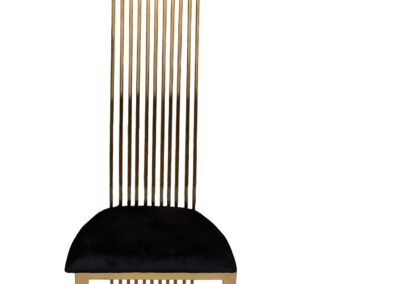 Lux High Back Chairs (Black)