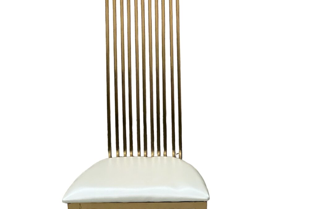 Lux High Back Chairs (White)
