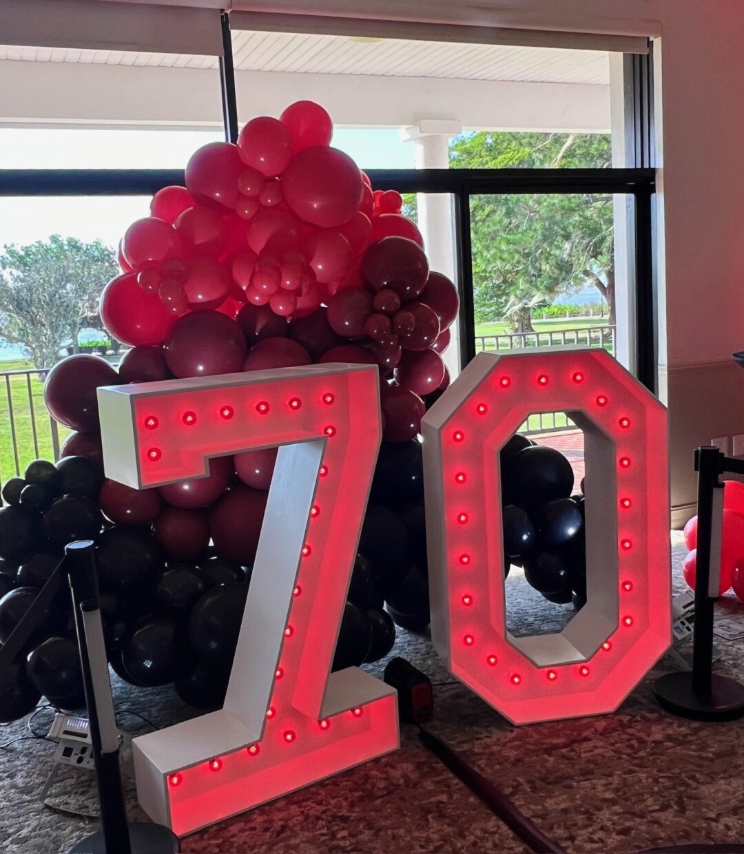 marquee numbers and letters for rent