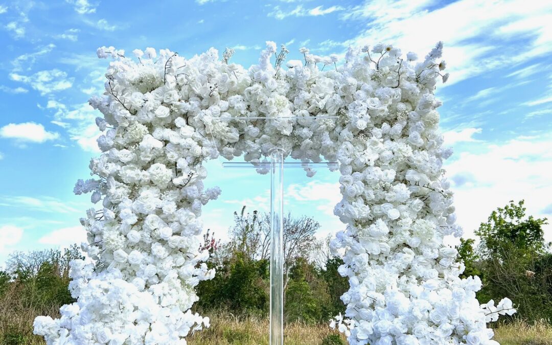 White Floral Arch