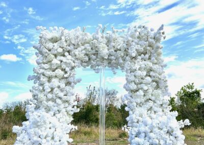 White Floral Arch