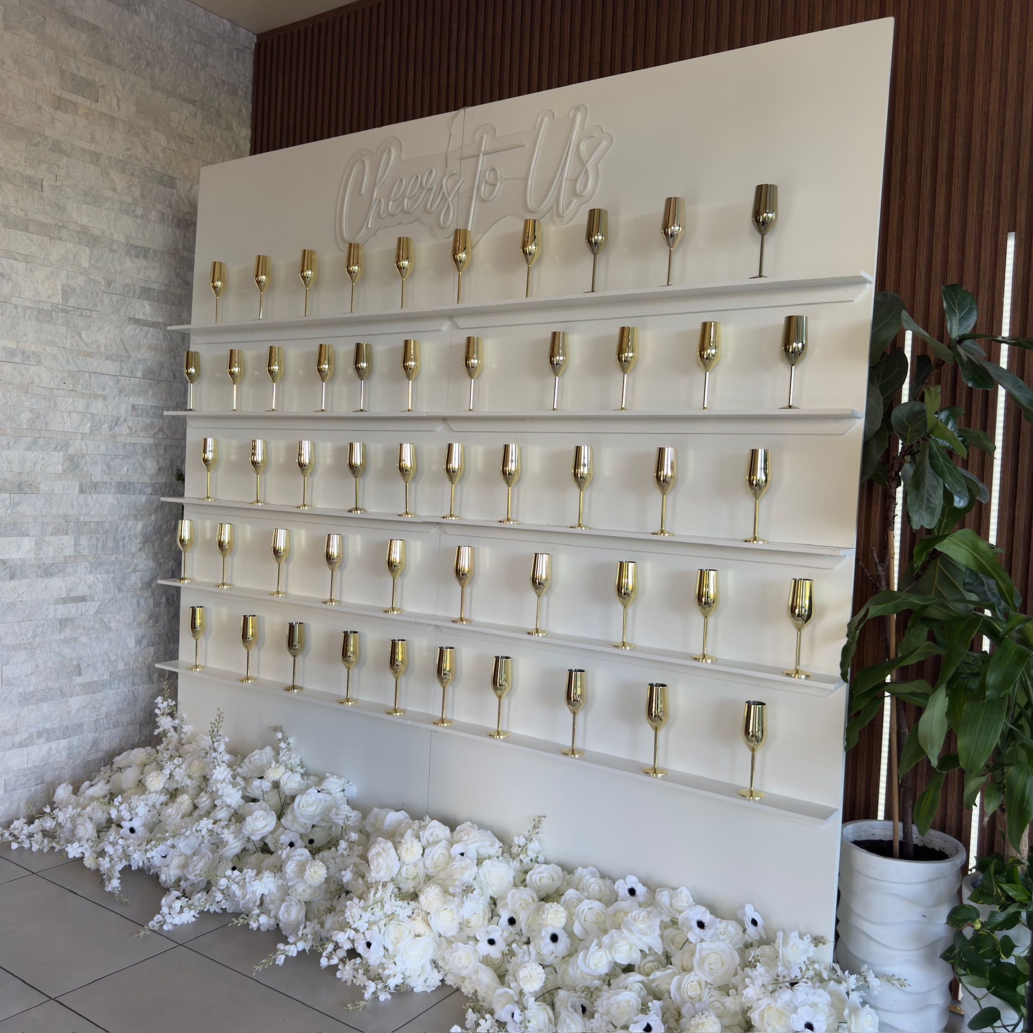 Champagne Wall For Rent
